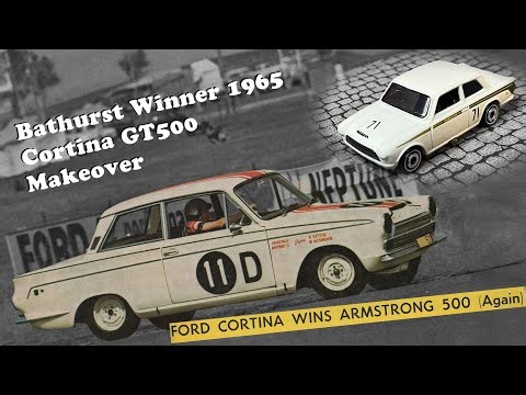 1965 Bathurst Ford Cortina GT500 Seton / Bosworth 60th Anniversary Custom Hot Wheels Build!
