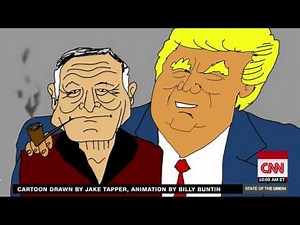 CNN Cartoon - Donald Trump's Relationship with Playboy