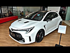 New 2023 Toyota GR Corolla white colour | exterior & interior design walkaround