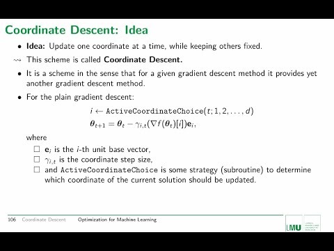 8th Exercise, Optimization for Machine Learning, Sose 2023, LMU Munich