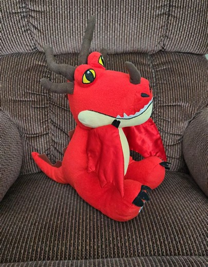 Hookfang Dragon - Retired - Build a Bear Plush Red Dragon - Hook Fang - Etsy