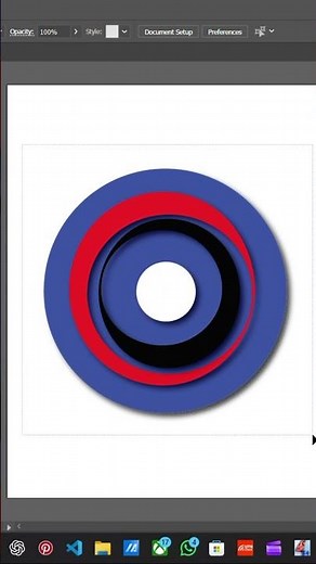 3D Circle Shape Design in Adobe Illustrator | Quick & Easy Tutorial