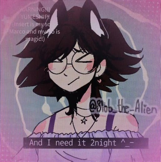 WARNING!!! YUMESHIP also picrew art credit bc Marco is a picrew: Blob_The_Alien