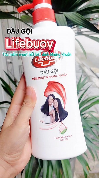 Dầu gội Lifebuoy với hoạt chất làm sạch và lô hội giúp tóc sạch khuẩn,mềm mượt,trông dày dặn bồng bềnh,giảm rối và thơm ngát... #daugoidau #lifebuoy #unilever