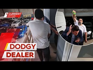Used car dealer attacks reporter and crew after requesting interview | A Current Affair