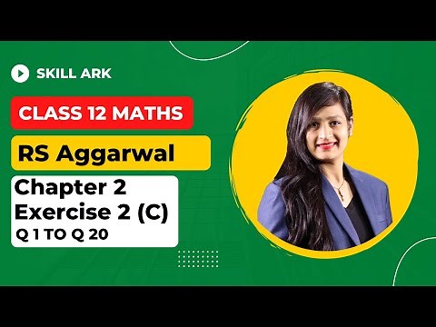 Class 12 Maths Chapter 2 - RS Aggarwal Exercise 2 (C) | Functions