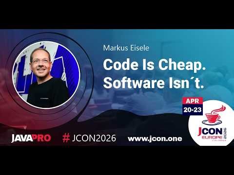 Code Is Cheap. Software Isn’t. | Markus Eisele (EN)