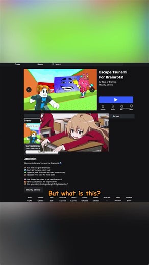 roblox tsunami for brainrots broke my pc #edit #roblox #foryou #funny #robloxedit #memes