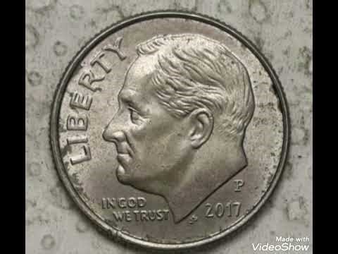 Super Error 2017P & Dime Roosevelt Coin worth money!!