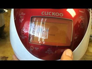 Cuckoo Rice Cooker - Setting Voice Navigation (CRP-N0681F)