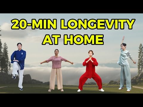 20-Minute Longevity Workout Tai Chi Inspired Exercise at Home for Senior Health