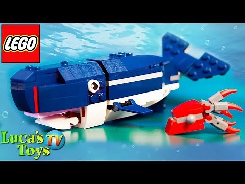 Lego Creator 3 in 1 Deep sea creatures secret whale build / Lego 31088 secret model