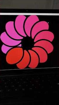 Rotating circle graphics Design using python turtle 🐢!!! #python #pythonshorts #coding #viral