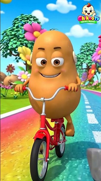 आलू | Funny Kids Cartoon | Chikoo Tv #shorts #funny #song