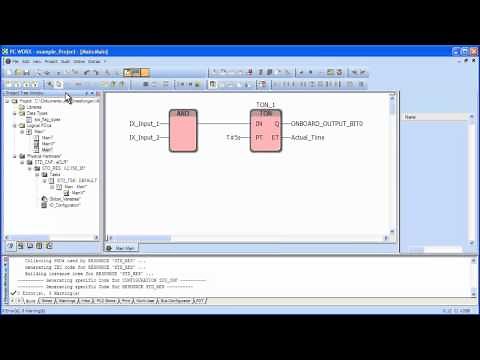 PC Worx video tutorial - Compiling and downloading to the controller - Chapter 7 - Phoenix Contact