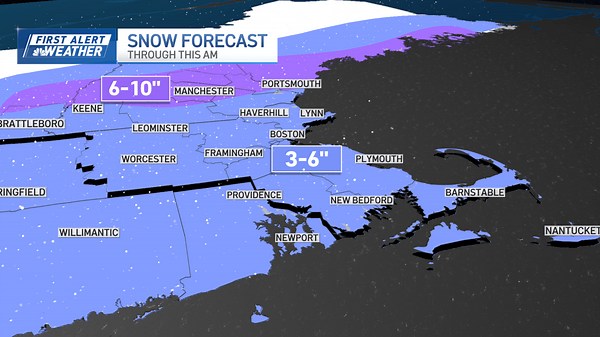 Snowfall totals: See what part of the Boston area got 8.5″ of snow!