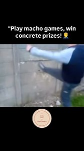 When showing off goes VERY wrong... This dude thought he could karate chop through a concrete wall like an action hero, but physics had other plans! Fun fact: Concrete slabs like these can weigh 50-100 pounds EACH. When stacked horizontally, removing one creates an instant domino effect - and this guy’s leg became the unfortunate stopper! 😬 The “help me” at the end is SENDING me 💀 Pro tip: Leave the concrete breaking to actual martial artists who train for YEARS to condition their bones and pe