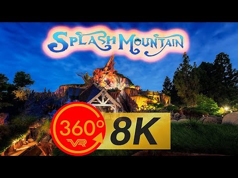 Splash Mountain Farewell Disneyland - FULL Ride POV [360] Log Flume Ride