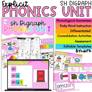 SH Digraph Bundle | Phonics Lessons, Slides & Activities I Australian Curriculum