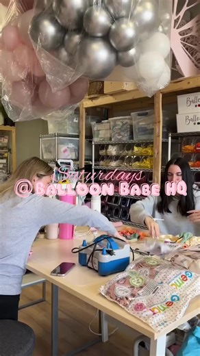 Balloon Decor in Montreal: Hustling at Balloon Babe HQ