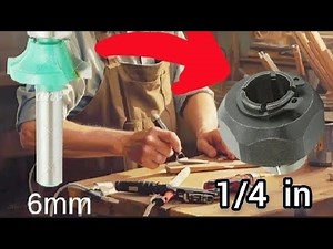 Woodworking Tip: 6mm Router Bit in 1/4" Collet Made Easy