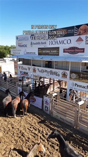 WorldsOldestRodeo on Instagram: "Prescott Frontier Days® Rodeo Ticket Presale is Almost Here! 🤠 Don’t miss your chance to secure tickets early! 🎟 In-Person Presale: February 14–20, 2026 📍 Stop by 840 Rodeo Drive, Prescott, AZ 💻 Online ticket sales open March 2026 📲 Stay connected and get the latest rodeo news, updates, and alerts— Download the official Prescott Frontier Days® Rodeo App on Apple App Store or Google Play and search “Rodeo1888.” The World’s Oldest Rodeo® is calling—be part of