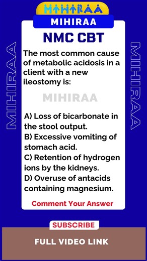 NMC CBT Q&A - 10 | MIHIRAA #mihiraa #CBT #NMC #NMCCBT #NMCCBTExam #CBTExam #NursingExam