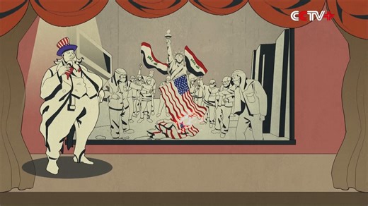 2.2K views · 147 reactions | CGTN Animation Reveals Pirate Nature of United States The China Global Television Network (CGTN) recently released a satirical animation revealing the piratical nature of the United States which the country tries to hide behind a set of "universal values". https://www.cctvplus.com/news/20230401/8318429.shtml#!language=1 | CCTV+ | Facebook