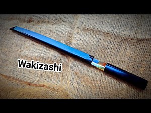 Forging a Hidden Bokuto Wakizashi from an Old Spring