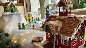 10th anniversary of the deliciously detailed Shorewood gingerbread village