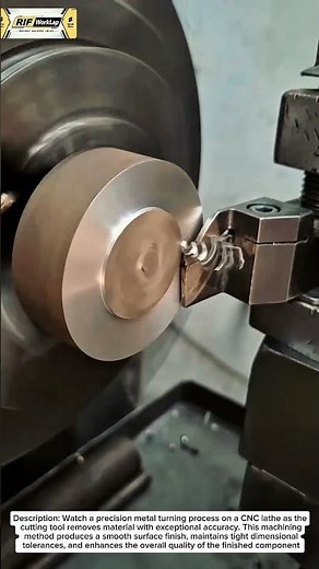 Satisfying Precision Metal Turning Process on a CNC Lathe | Amazing Machining Skills