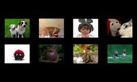 Mix of 8 videos from youtube : All Neighborhood Animals Music Videos at Once