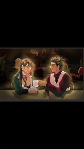 Celebrating Valentine’s Day with Ace Attorney Art