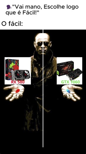 RX 580 vs GTX 1060 — Qual é a Melhor? Você Decide! 🔥 #gpu #pcgaming #hardware