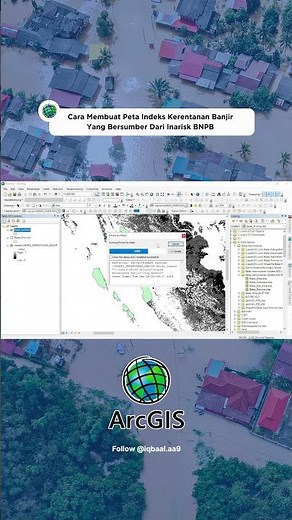 Membuat Peta Indeks Kerentanan Banjir dari Data Inarisk BNPB #flood #disaster #mapping #gis #arcgis