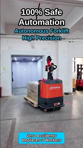 Safest Autonomous Forklift 2026 | 360° LiDAR Zero Accidents | Reeman Robotics