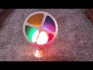 Vintage 1940s 1950s Spartus Rotating Color Wheel Model #880