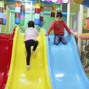 Indoor Playground Fun! Slides, Swing, Ball Pit, Trains & Games! 🛝🎈😂