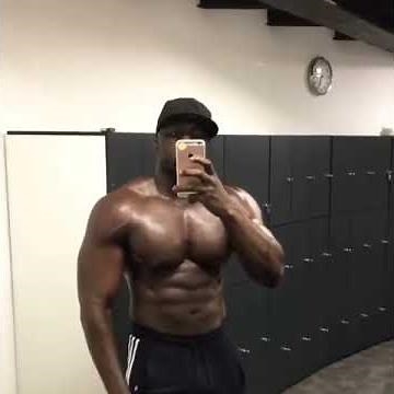 massive black muscles