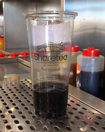 Who's in the mood for some Sharetea? Come try our Honey Milk Tea with Herb Jelly! 📷 by @shareteaabq | Sharetea