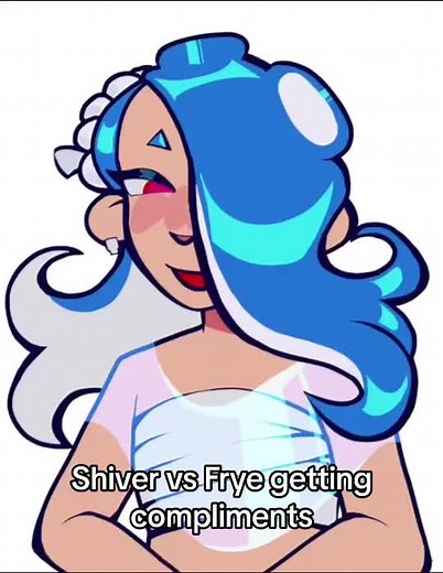 Octocopter Splatoon Artist Animation: Shiver vs Frye Getting Compliments
