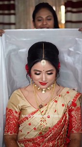 3.4K views · 3.1K reactions | Beautiful Darling Bride @pahi.shrisay ✨﫰 Makeup Artist Nandita | Assamese Bride | Assamese Wedding | Bridal Makeup Artist | Guwahati Wedding | Juroon Makeup | Beauty #makeupartistnandita #guwahatimakeupartist #assamesebride #assamesewedding | Makeup Artist Nandita - Guwahati | Facebook