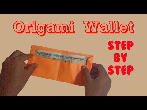 Easy Paper Wallet Origami | Fun & Useful Craft Idea