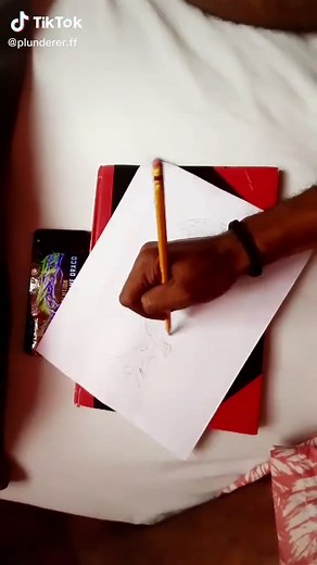 Drawing M10 Evolution - Free Fire Gun Drawing Tutorial