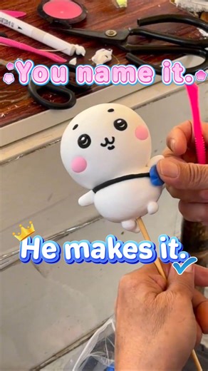 Mr. Wang, a master of dough modeling, captivates social media by crafting any cartoon figure in under 20 minutes. His incredible speed and skill attract crowds of visitors to his stall in Wuhu, China. #viral #China #art #DoughModeling #craftsmanship | China Xinhua News