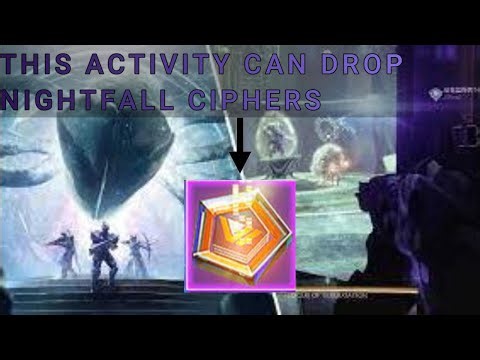 You Can Now Farm Nightfall Ciphers Without Doing Grandmasters!! - Destiny 2