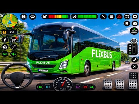 Volvo Bus Simulator 🚍🔥 Realistic Driving Gameplay | 3D Bus Game 2026