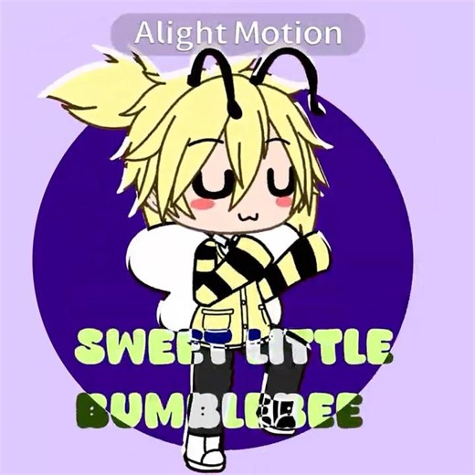 Sweet Little bumble Bee - Remake for fun // original ???? I think?? // ft: Finley! // #gacha 🌟
