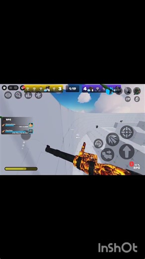 #roblox #roblox rivals #map big arena #knife trickshot