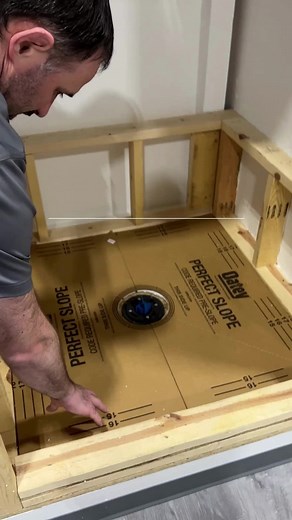 Stop waiting around for mortar to dry. The Oatey Perfect Slope creates a 1/4 inch slope in half the time 🤯 #fyp #plumbing #oatey